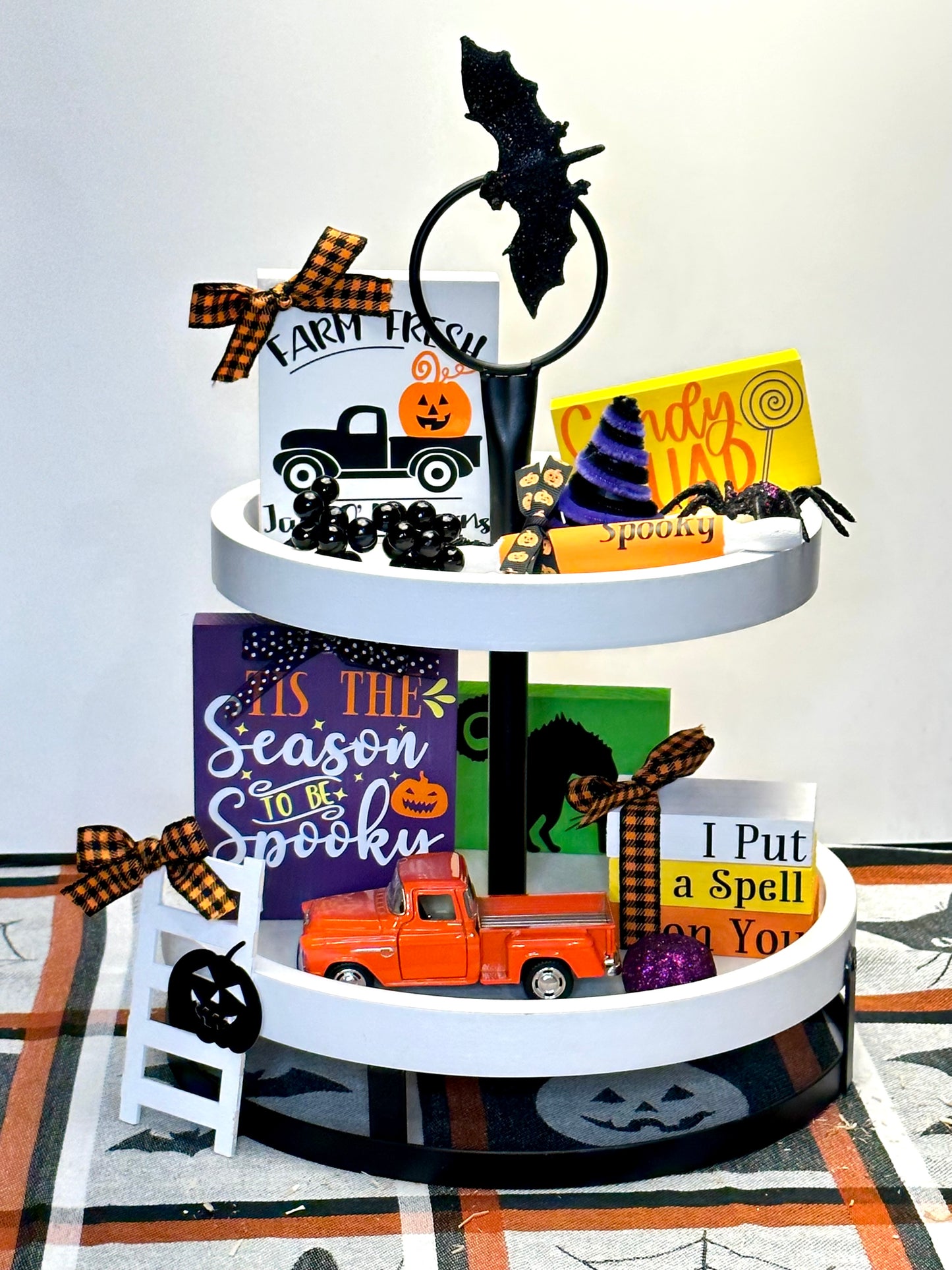 Halloween Tiered Tray Decor