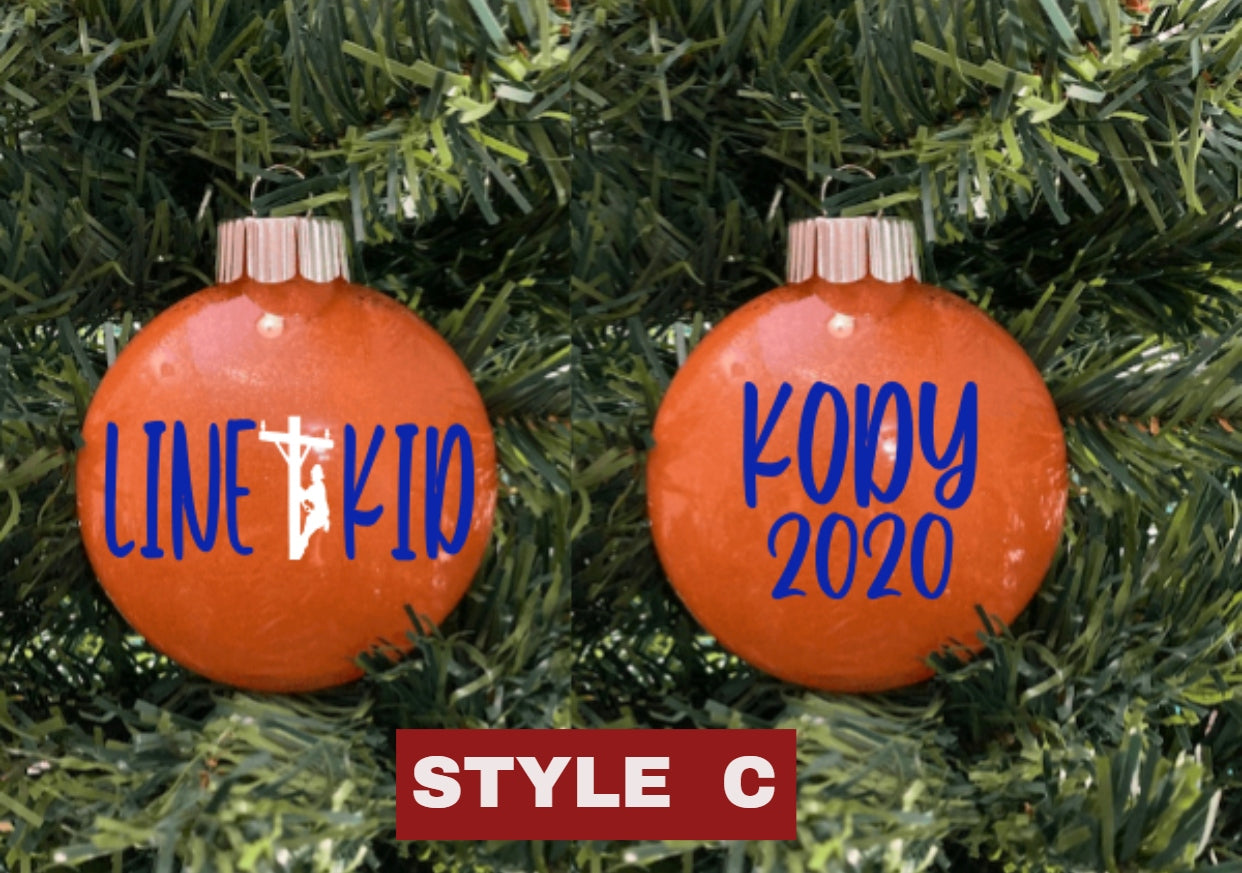 Line Kid/Baby Ornament