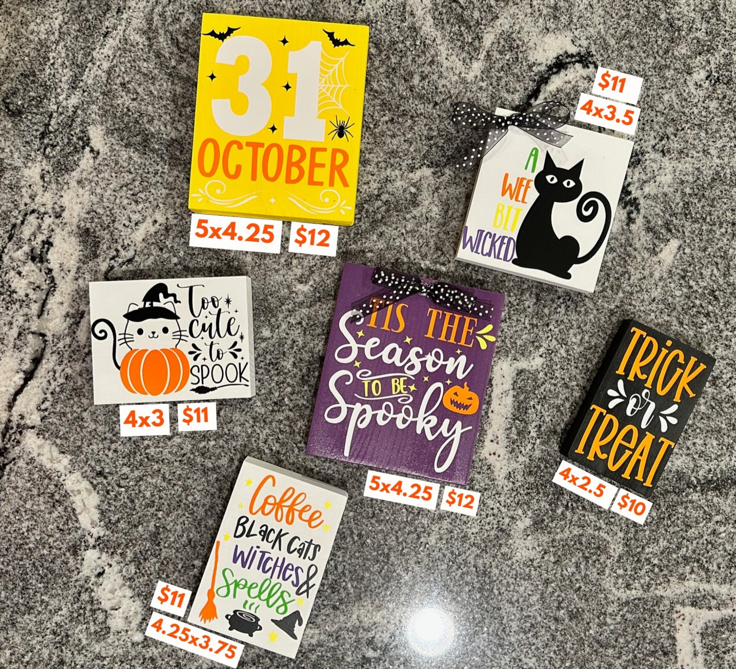 Halloween Tiered Tray Decor