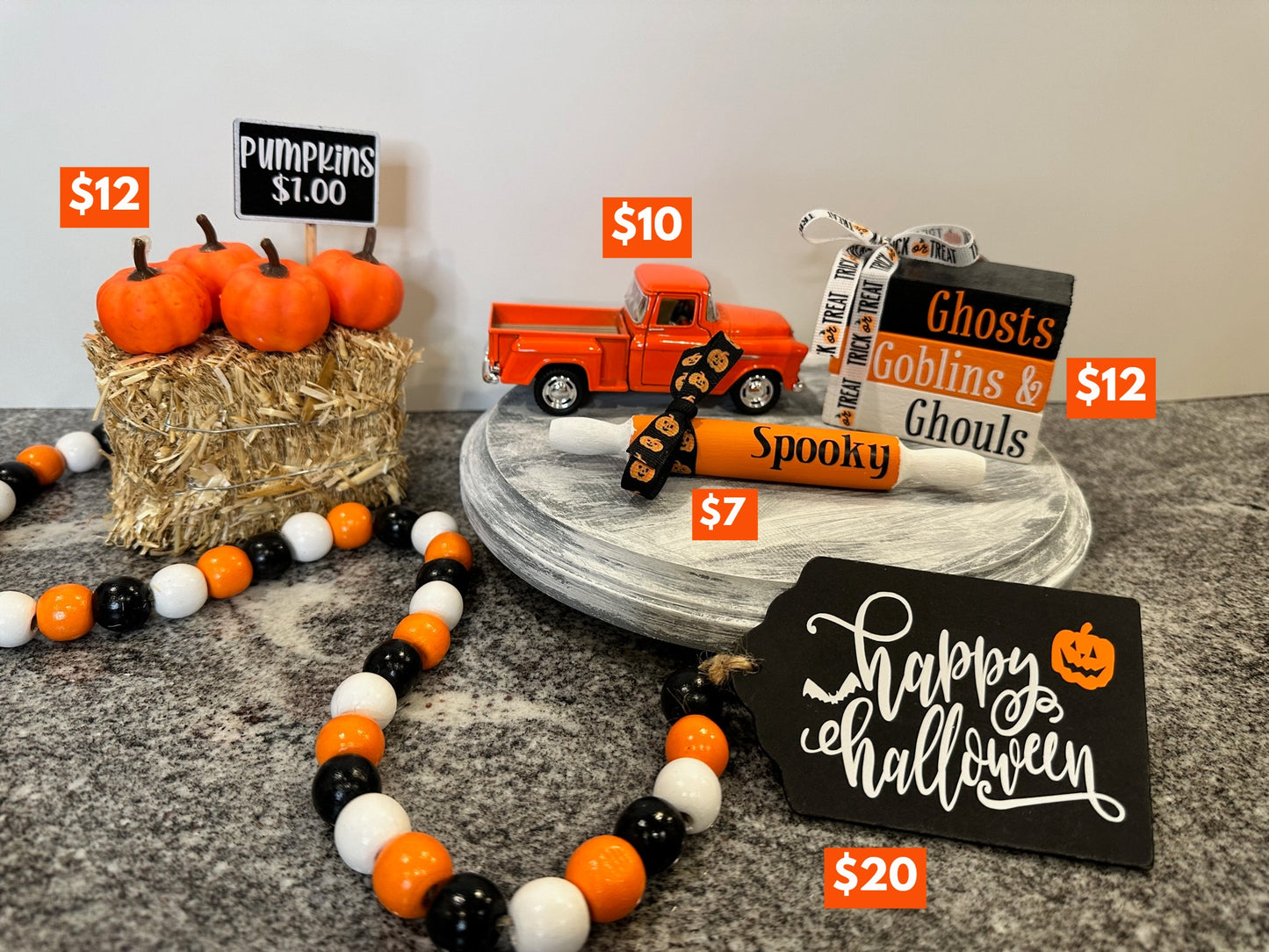 Halloween Tiered Tray Decor