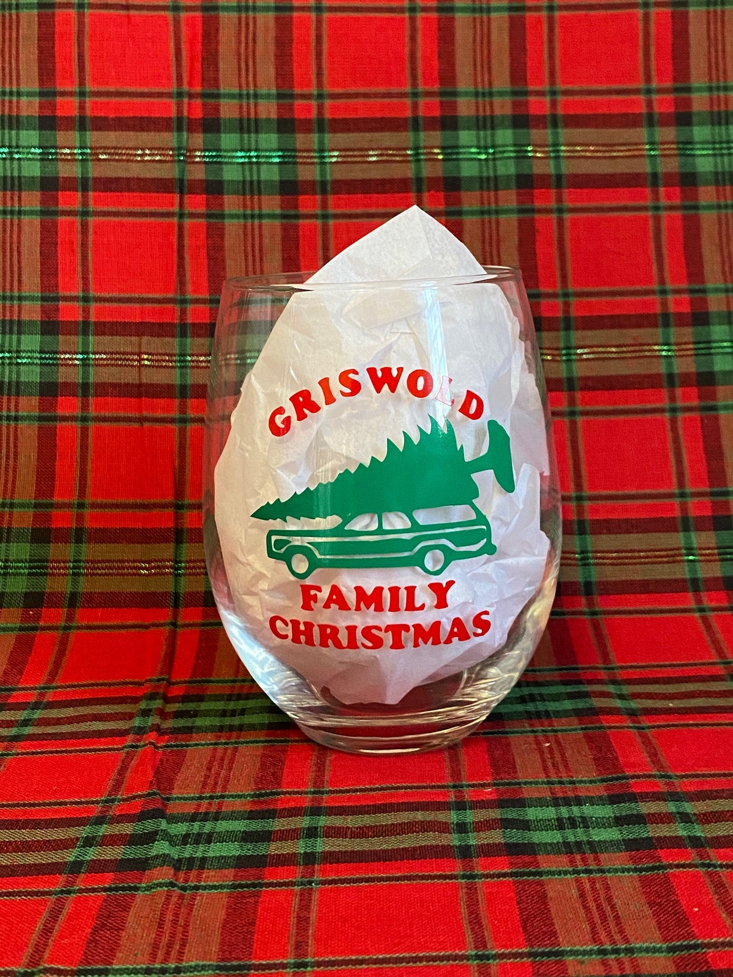 National Lampoons Christmas Vacation Glasses