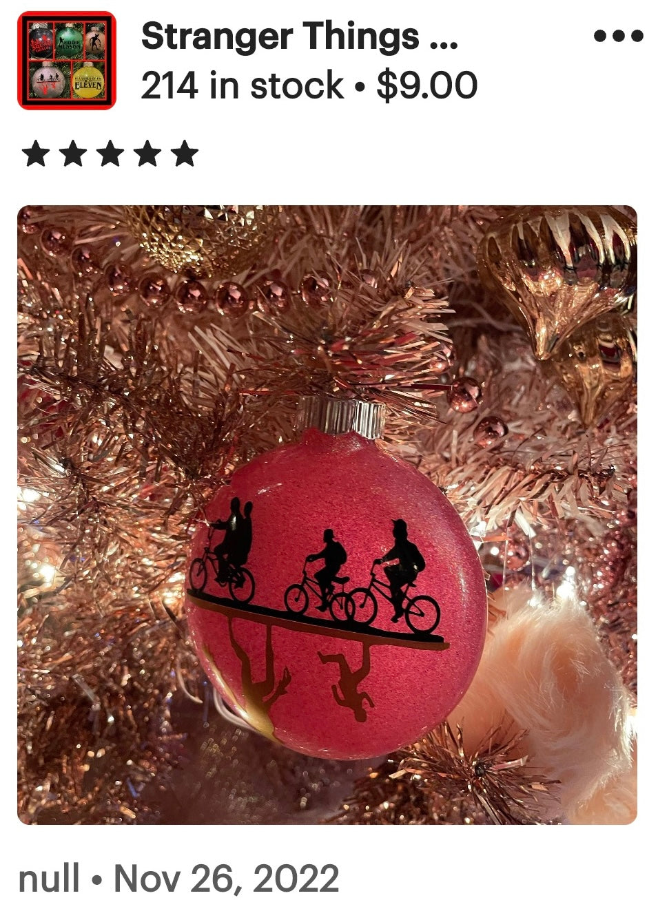 Stranger Things Ornament