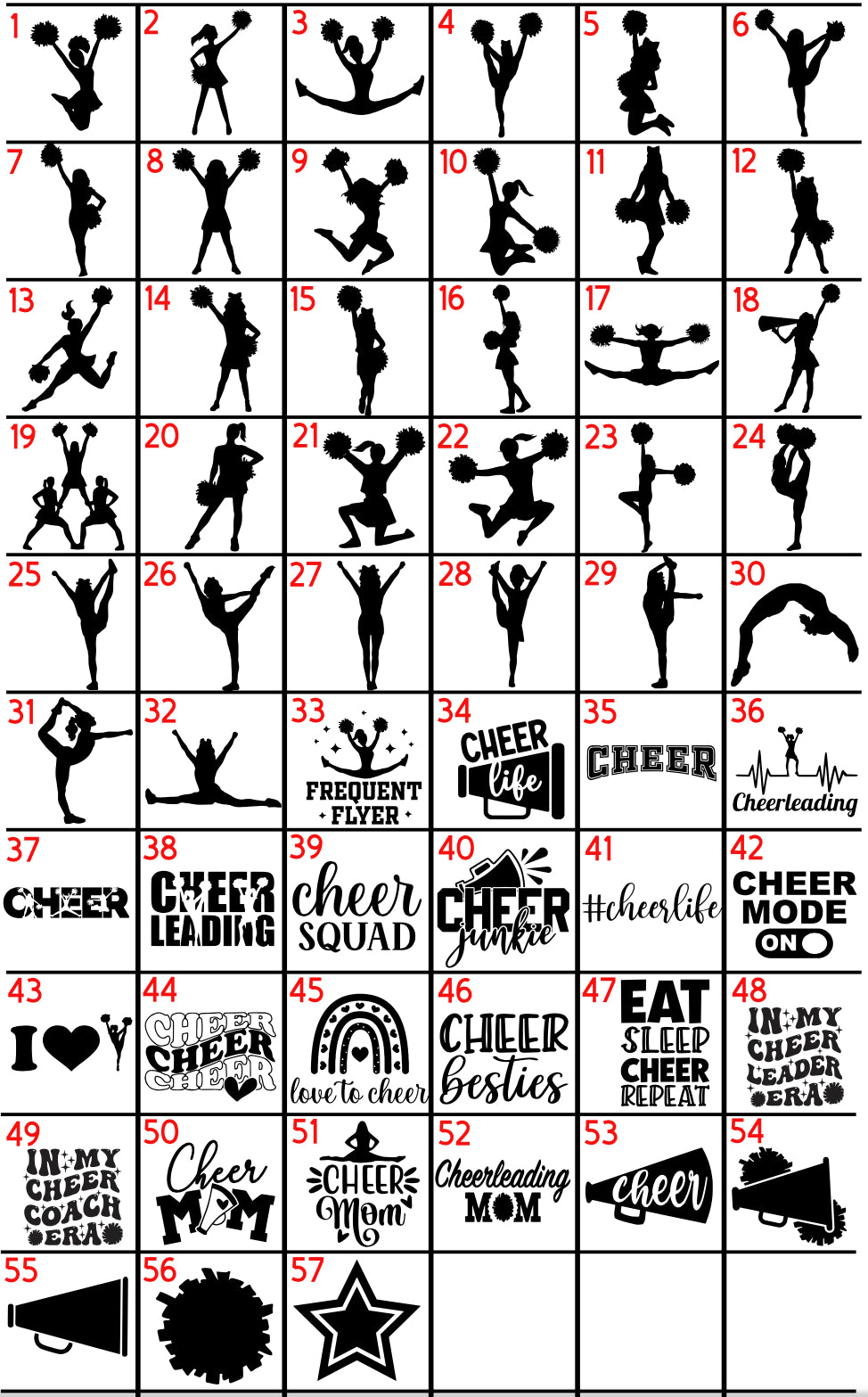 Cheer Shadow Box
