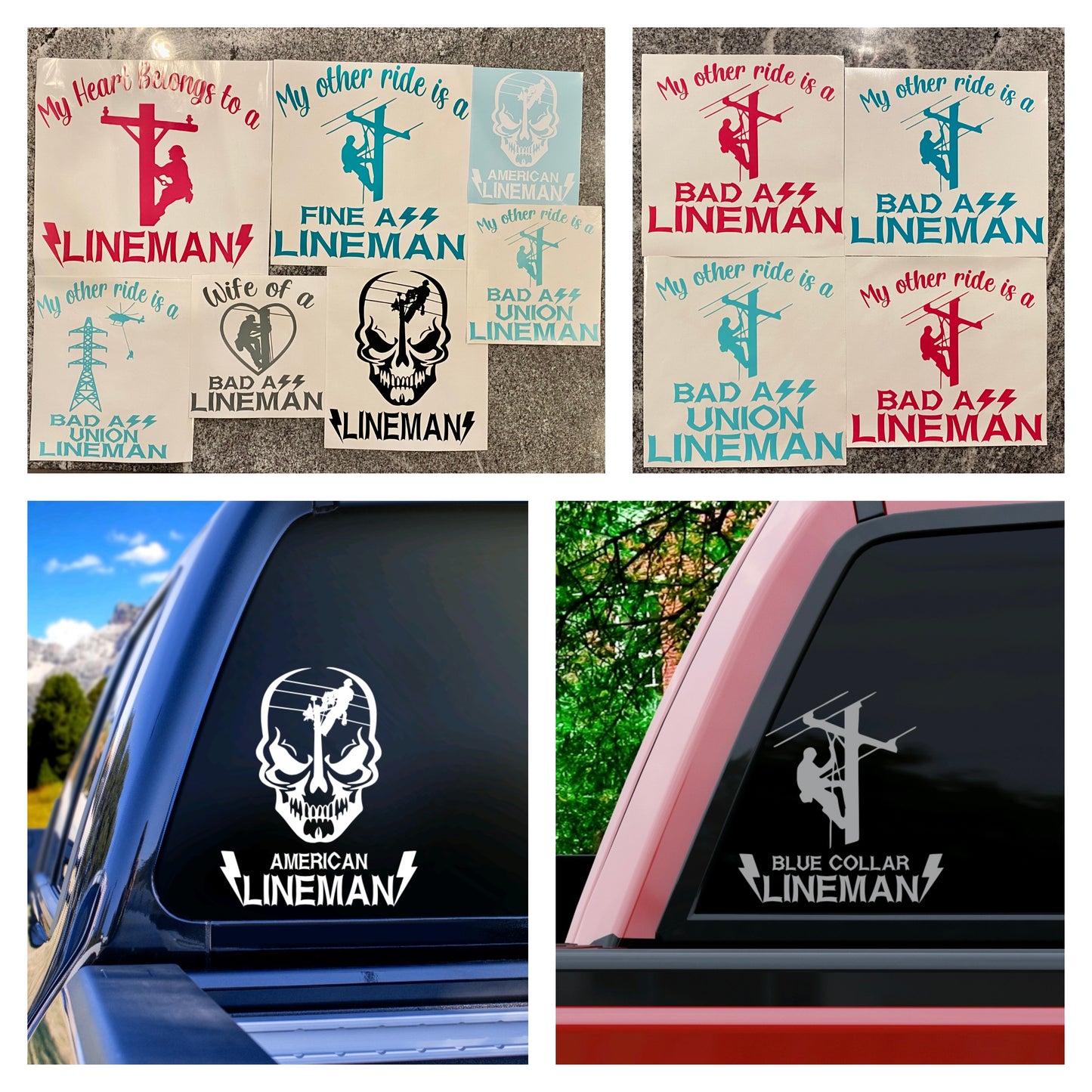 Lineman/Line Wife/Line Babe/Line Life Sticker