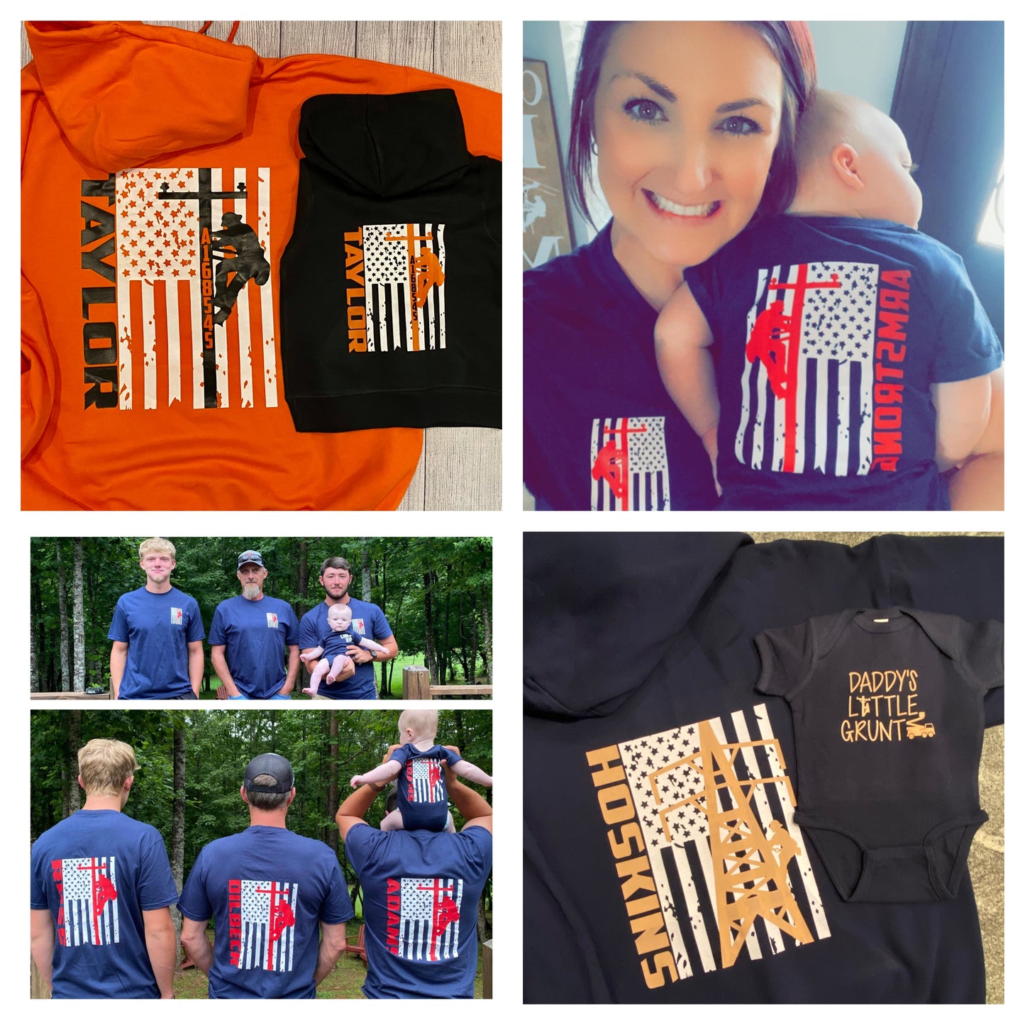 Personalized Lineman Tee