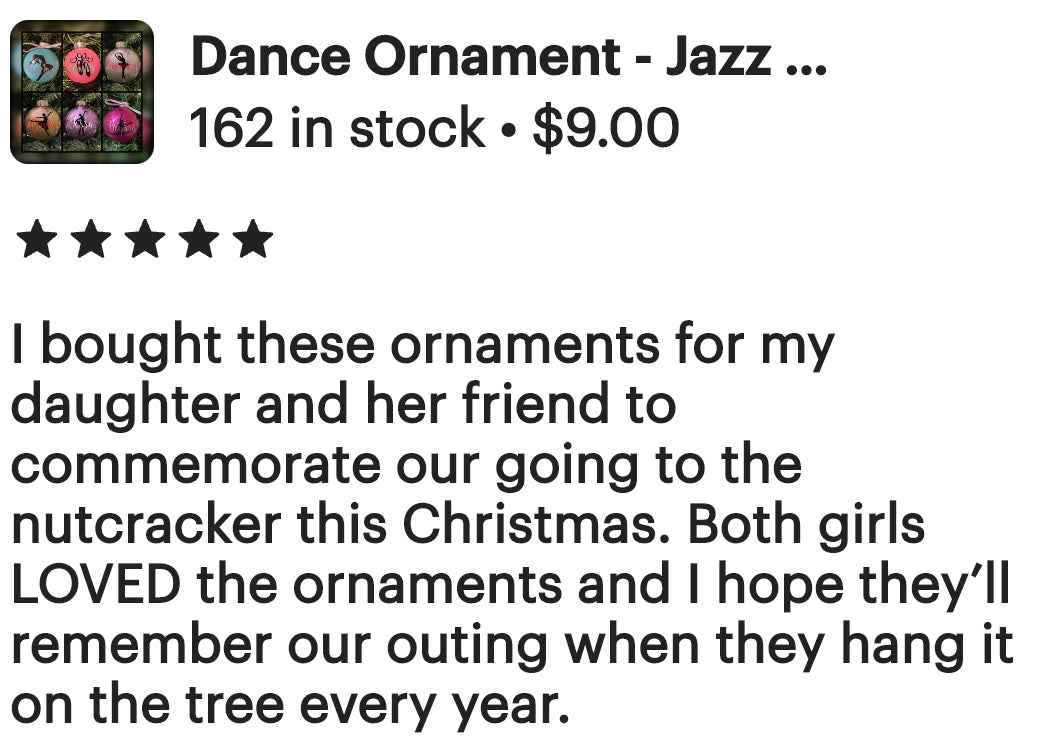Dance Ornament