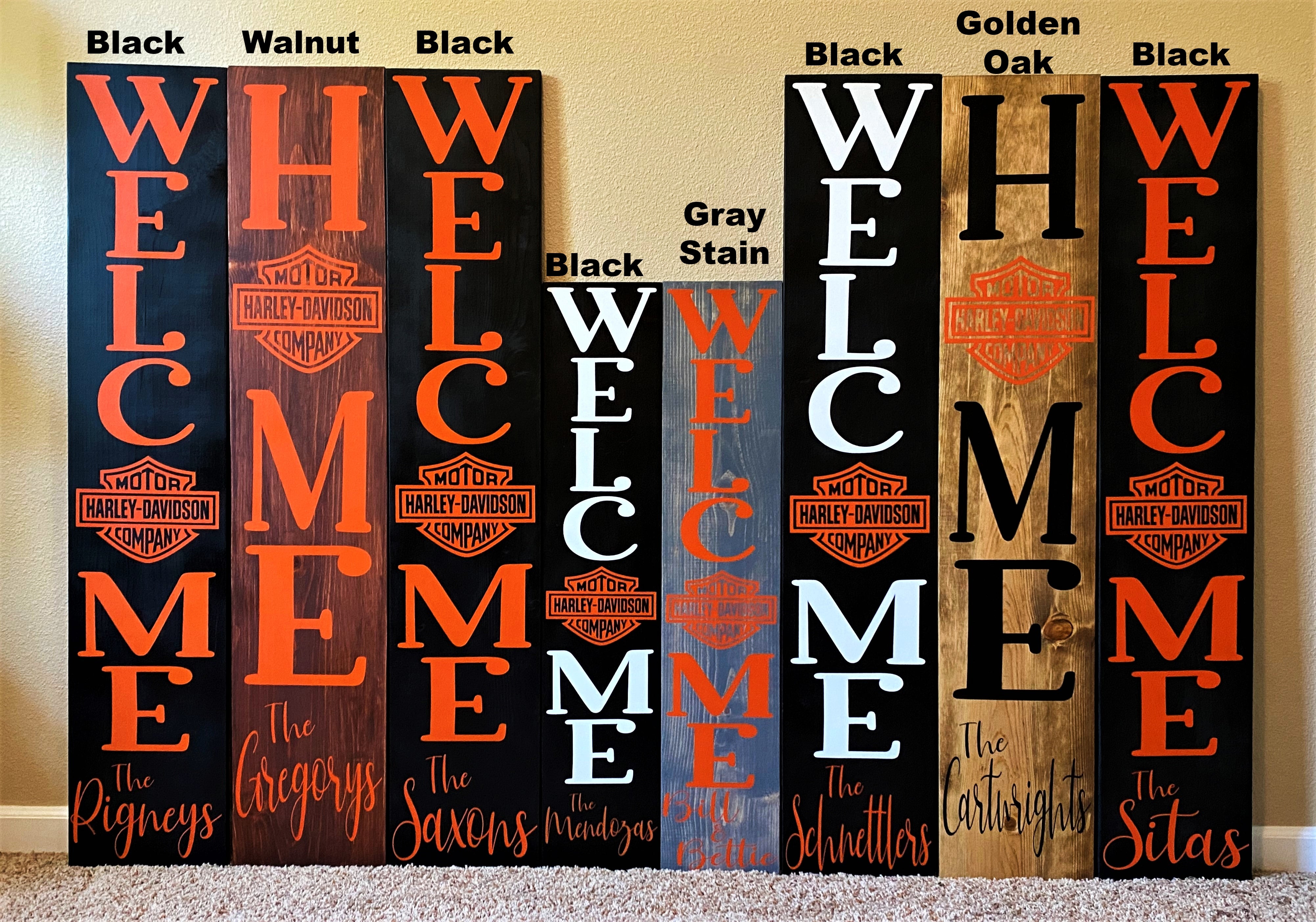 Harley Davidson Welcome Sign – MadeBetterbyBacon