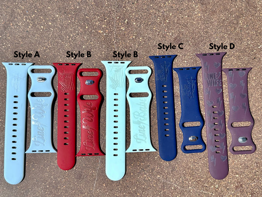 Line Wife/Babe/Life Watch Bands