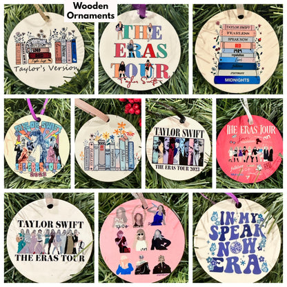 Taylor Swift Illustration Ornaments