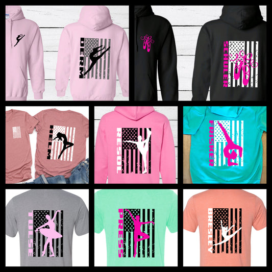 Personalized Dance Flag Shirts & Hoodies