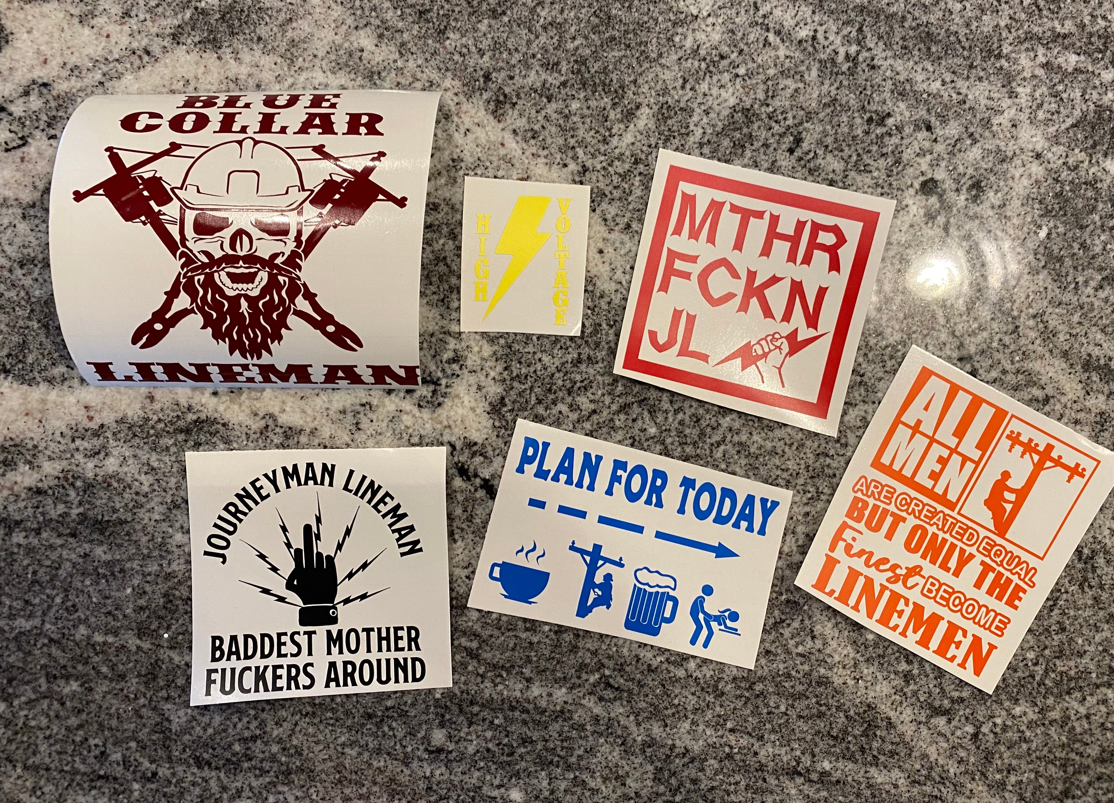 Line Man Sticker Good Lineman Sticker – MadeBetterbyBacon