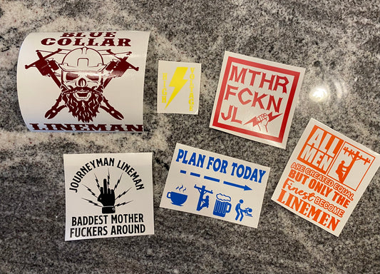 Lineman Sticker